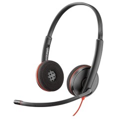 "Poly Blackwire C3220 USB-A Headset - High-Quality Audio, Comfortable Design | 209745-22"